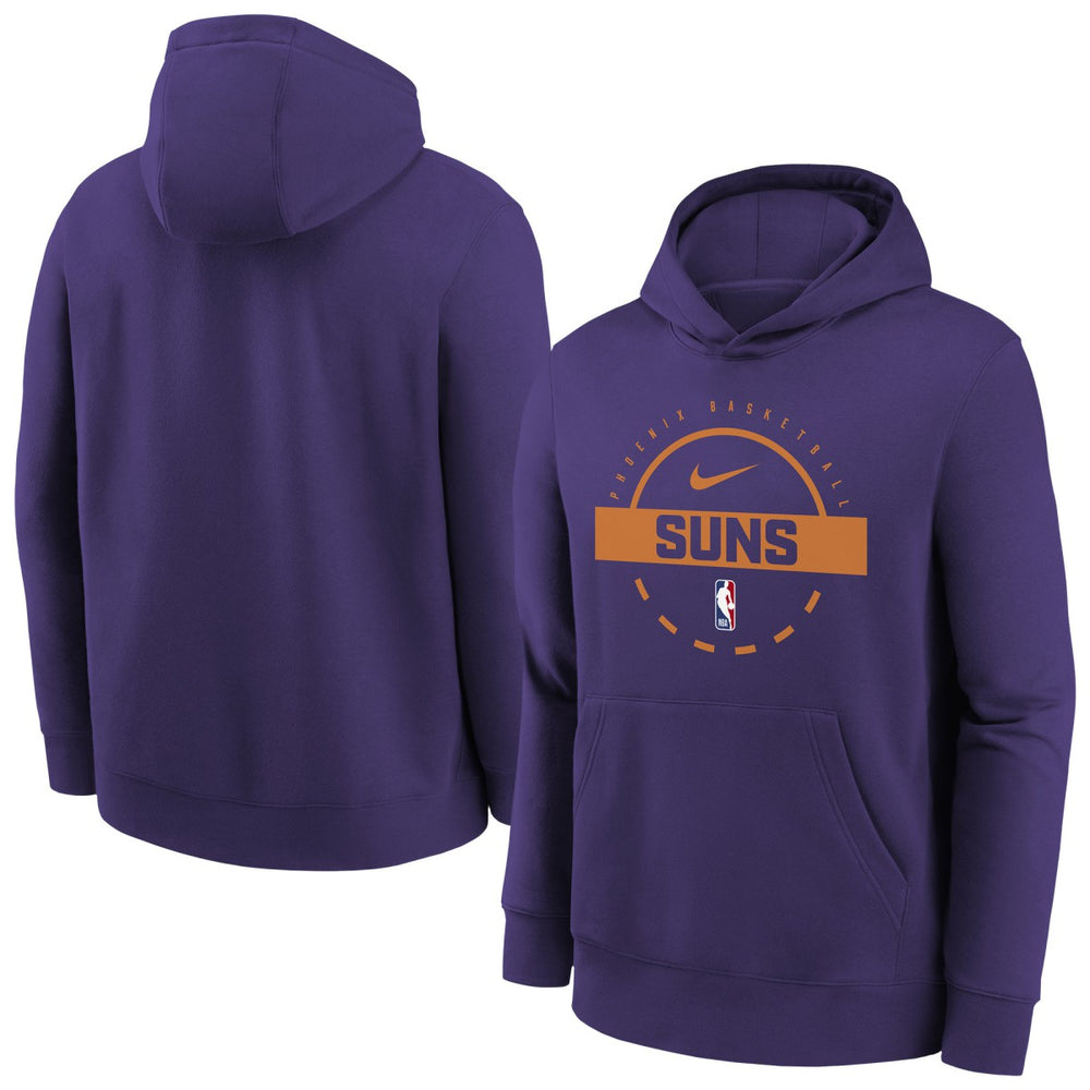 Phoenix Suns Youth 2025/26 Club Fleece Practice Hoodie - Purple discount