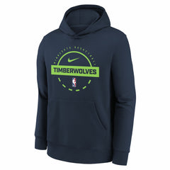 Minnesota Timberwolves Youth 2025/26 Club Fleece Practice Hoodie - Navy outlet