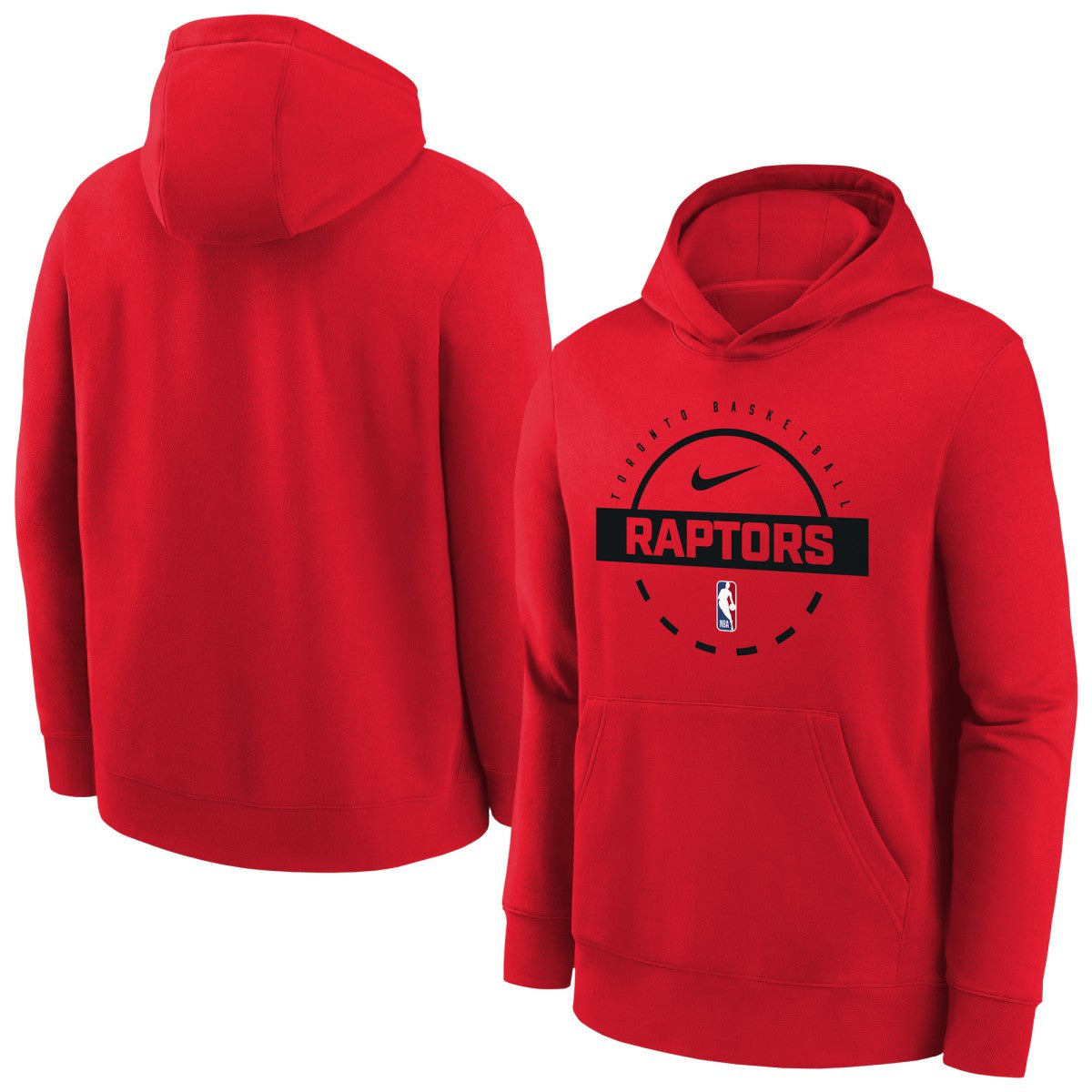 Toronto Raptors Youth 2025/26 Club Fleece Practice Hoodie - Red cheap