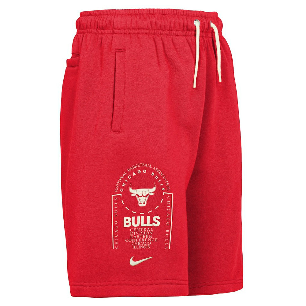 Chicago Bulls Youth Courtside Club Fleece Shorts - Red cheap
