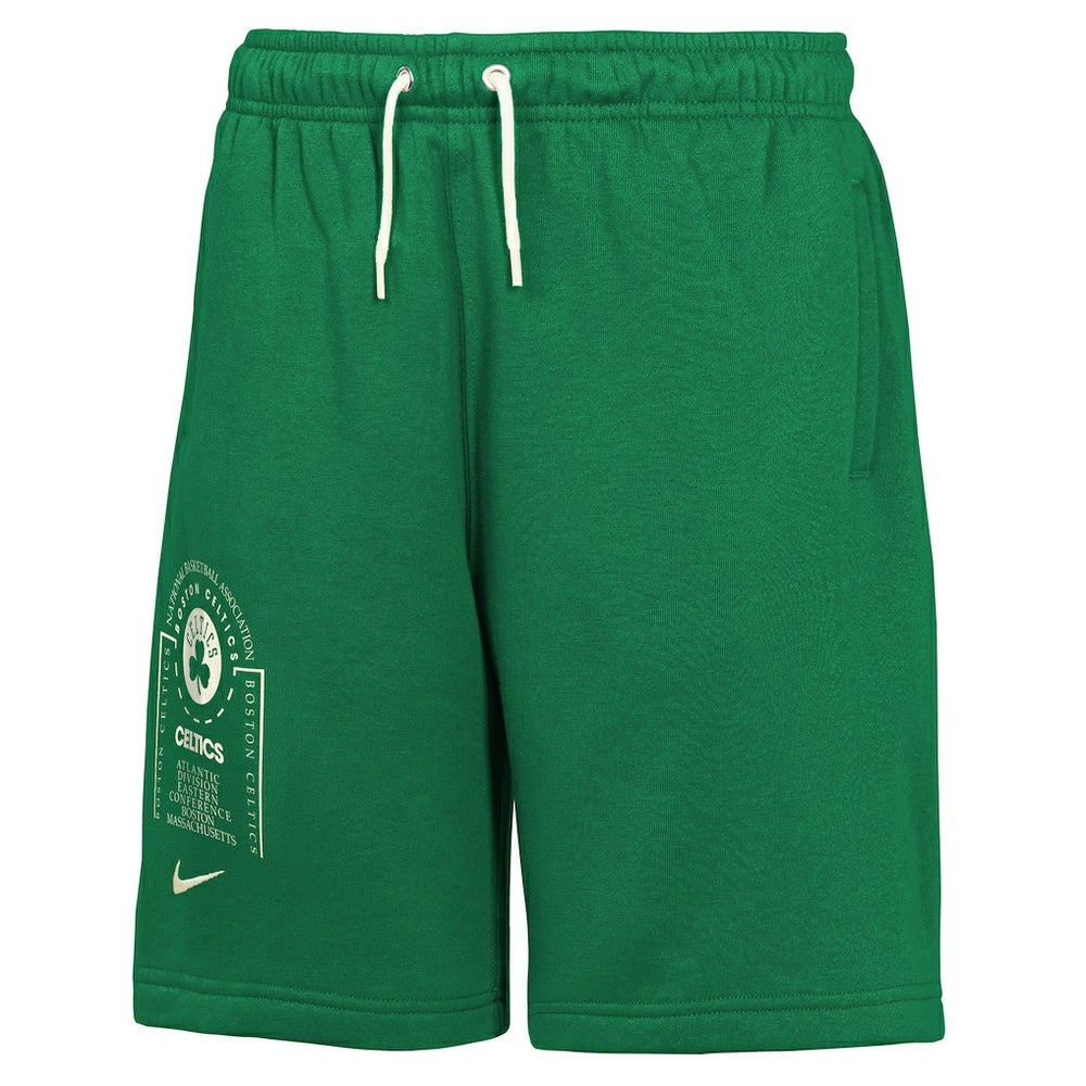 Boston Celtics Youth Courtside Club Fleece Shorts - Kelly Green on sale