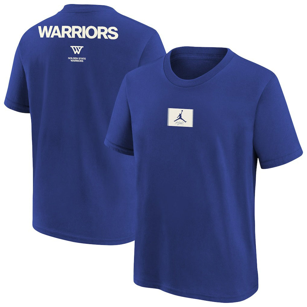 Golden State Warriors Jordan Brand Youth Courtside Statement 85 T-Shirt sale - Blue shop
