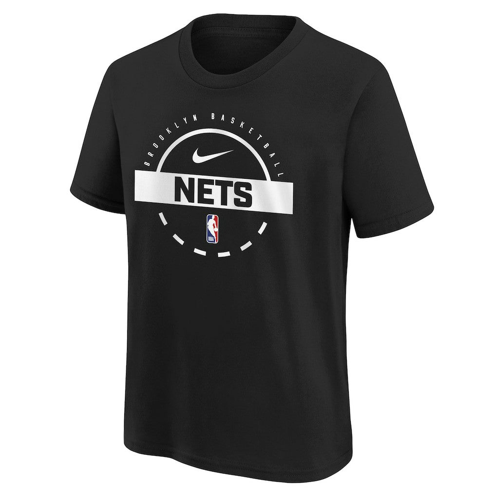 Brooklyn Nets Youth Practice T-Shirt - Black outlet