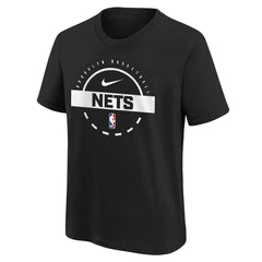 Brooklyn Nets Youth Practice T-Shirt - Black outlet
