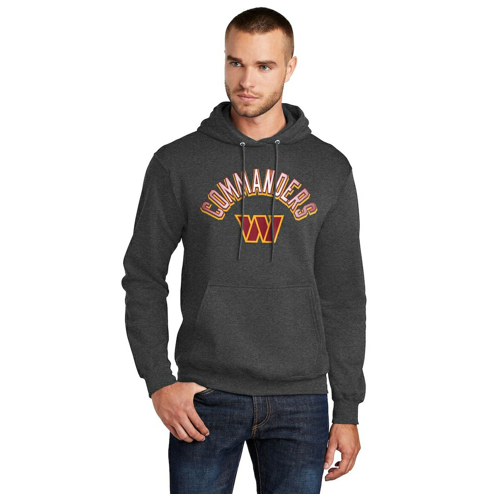 Washington Commanders Starter Arch Over Logo Pullover Hoodie - Charcoal cheap