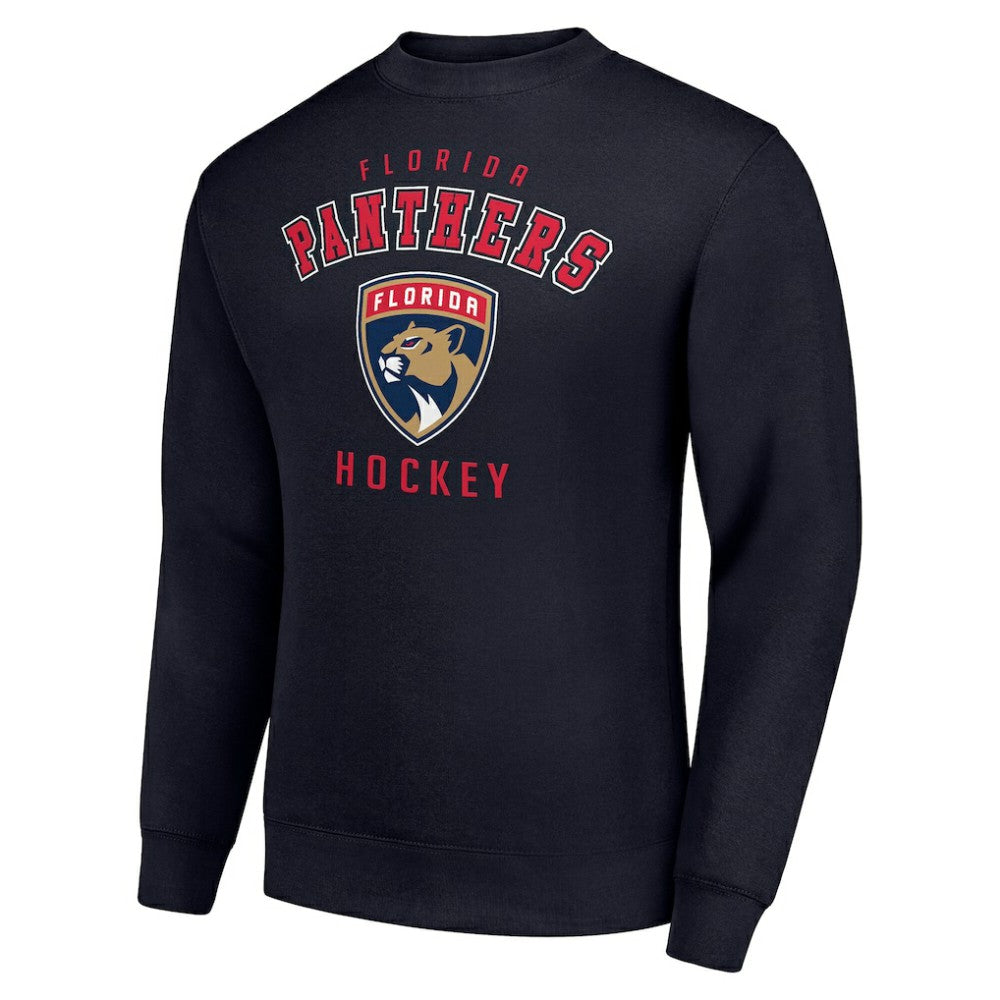 Florida Panthers Men's Starter Team Logo Fleece Pullover Sweatshirt - Navy Sweatshirts