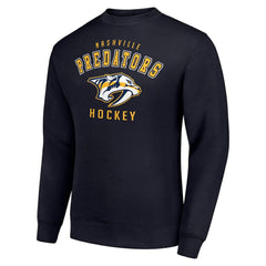 Nashville Predators Men's Starter Team Logo Fleece Pullover Sweatshirt - Navy Sweatshirts