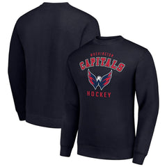 Washington Capitals Men's Starter Team Logo Fleece Pullover Sweatshirt - Navy Sweatshirts