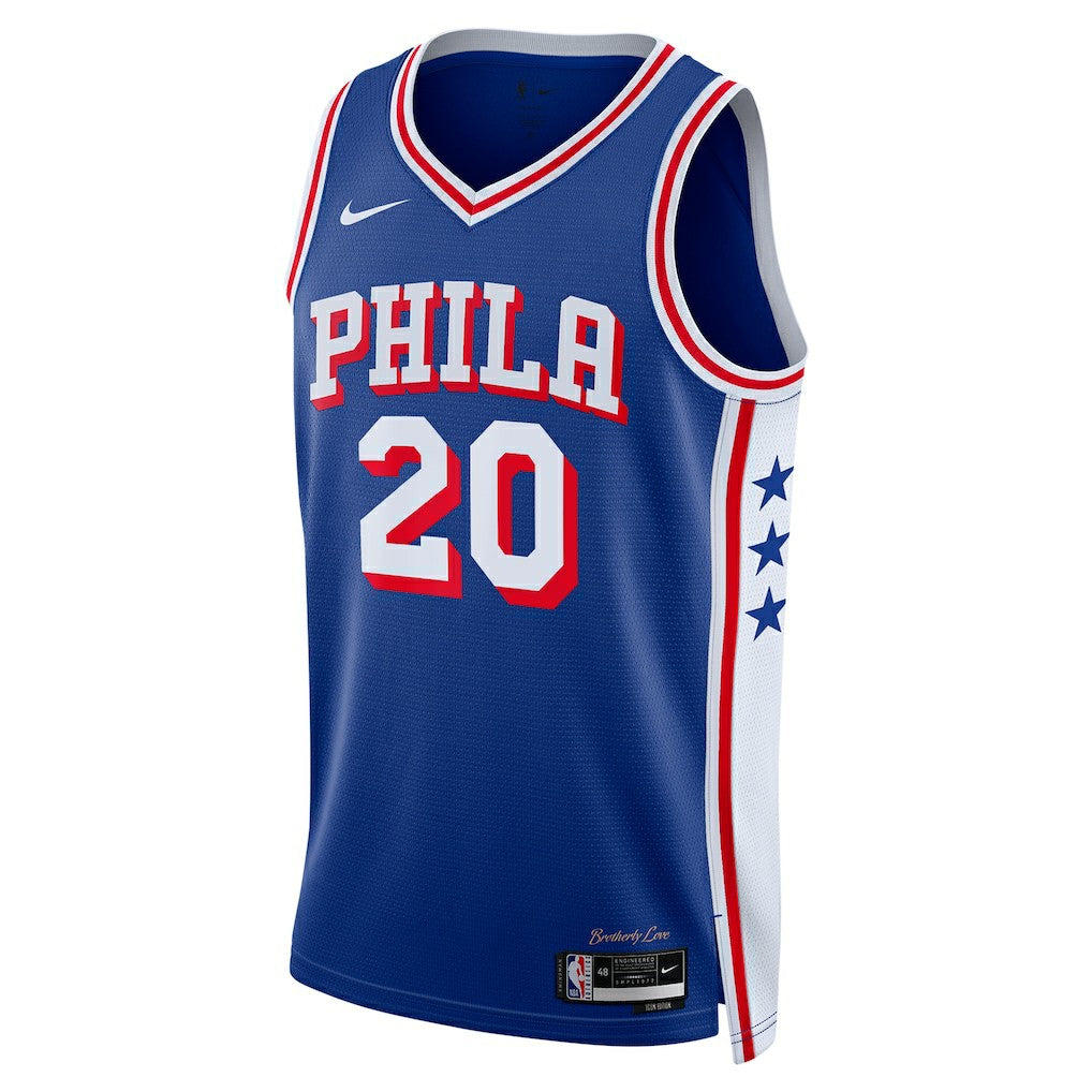 Jared McCain Philadelphia 76ers Swingman Jersey - Icon Edition - Royal outlet