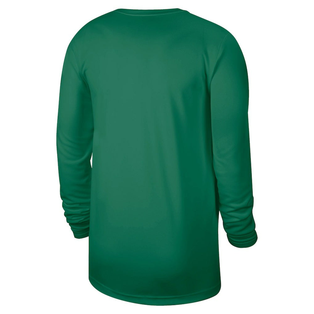 Boston Celtics 2025/26 On-Court Flare Dri-FIT Practice Long Sleeve Tri-Blend T-Shirt - Kelly Green sale