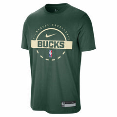 Milwaukee Bucks 2025/26 On-Court Flare Performance Practice T-Shirt - Hunter Green online