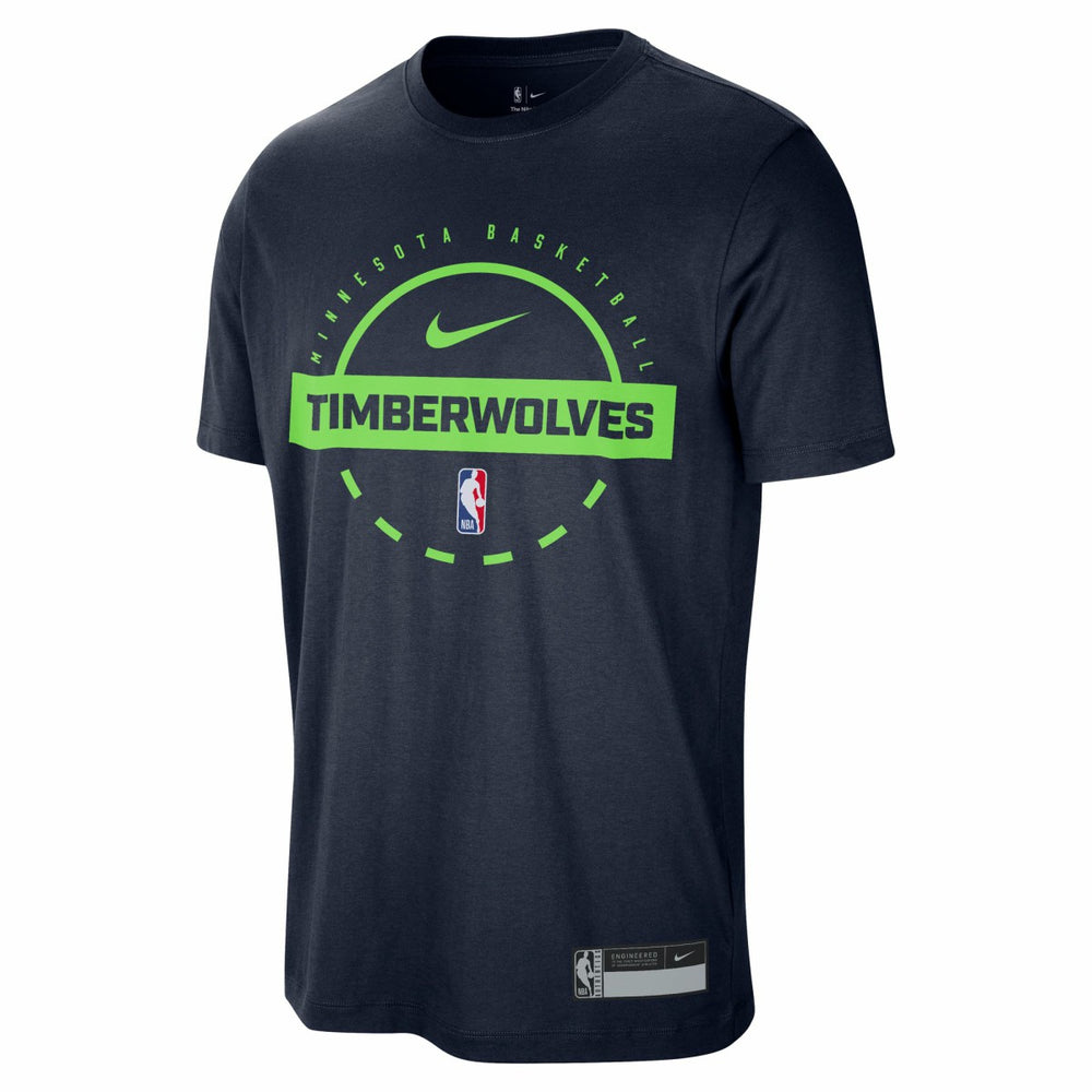 Minnesota Timberwolves 2025/26 On-Court Flare Performance Practice T-Shirt - Navy on sale