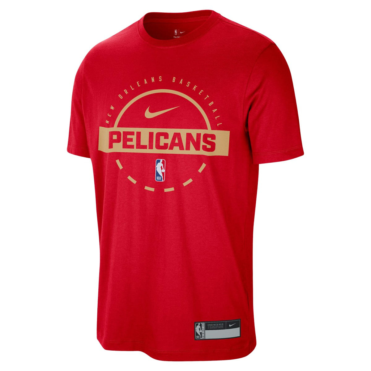 New Orleans Pelicans 2025/26 On-Court Flare Performance Practice T-Shirt - Red for sale
