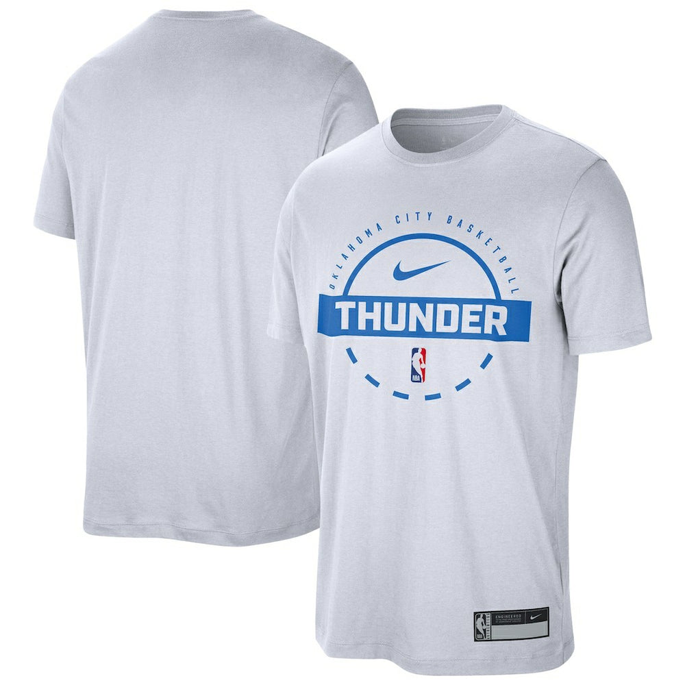 Oklahoma City Thunder 2025/26 On-Court Flare Performance Practice T-Shirt sale - White outlet