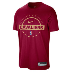 Cleveland Cavaliers 2025/26 On-Court Flare Dri-FIT Tri-Blend Practice T-Shirt sale - Wine for sale
