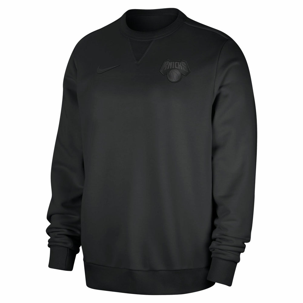 New York Knicks Authentic Standard Issue Travel Dri-FIT Sweatshirt - Black sale