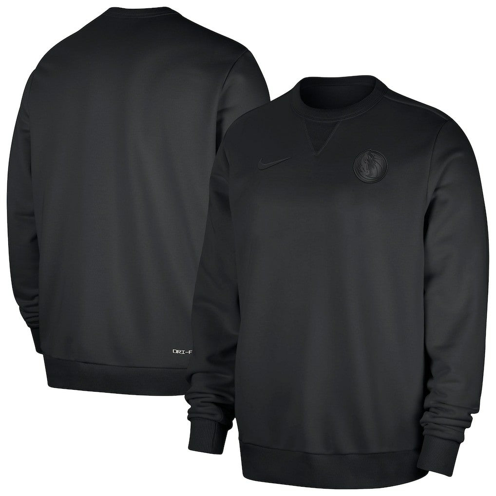 Dallas Mavericks Authentic Standard Issue Travel Dri-FIT Sweatshirt sale - Black outlet