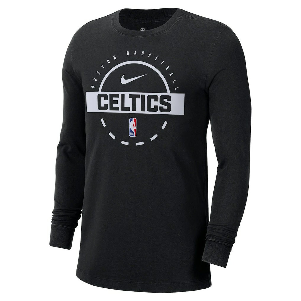 Boston Celtics Authentic Long Sleeve Practice T-Shirt - Black outlet