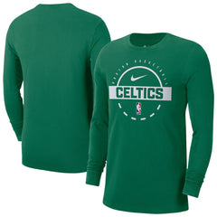Boston Celtics Authentic Long Sleeve Practice T-Shirt - Kelly Green outlet