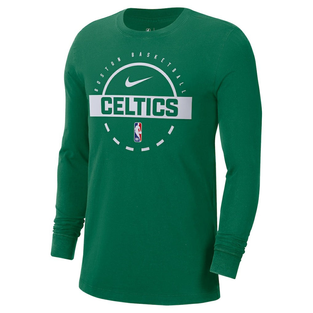 Boston Celtics Authentic Long Sleeve Practice T-Shirt - Kelly Green outlet