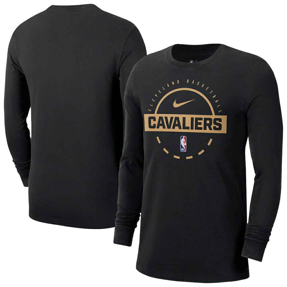 Cleveland Cavaliers Authentic Long Sleeve Practice T-Shirt sale - Black on sale