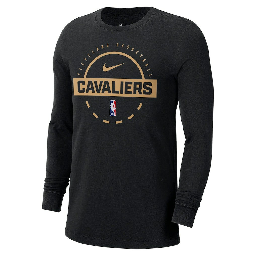Cleveland Cavaliers Authentic Long Sleeve Practice T-Shirt sale - Black on sale