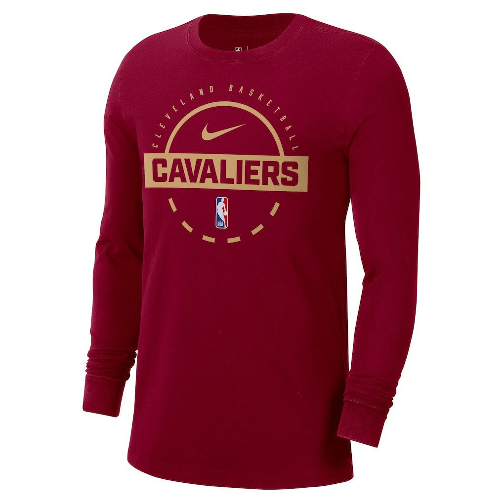 Cleveland Cavaliers Authentic Long Sleeve Practice T-Shirt sale - Wine cheap