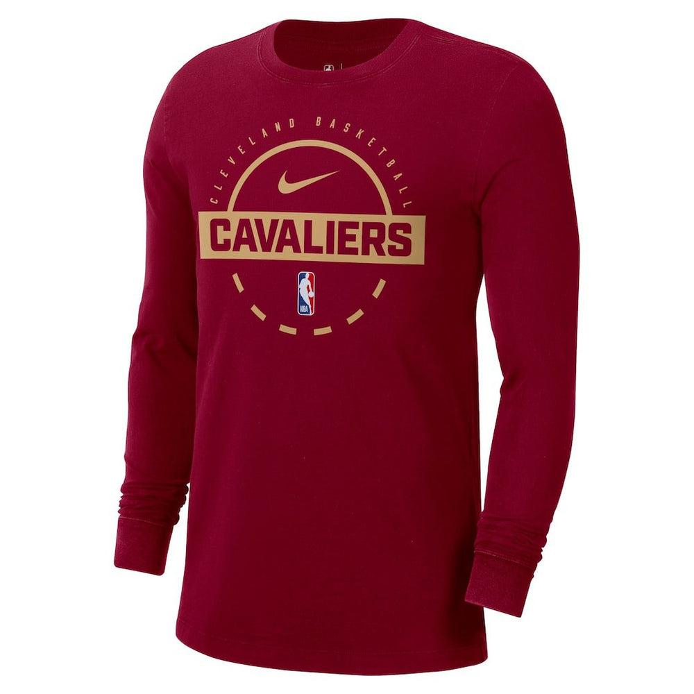 Cleveland Cavaliers Authentic Long Sleeve Practice T-Shirt sale - Wine cheap
