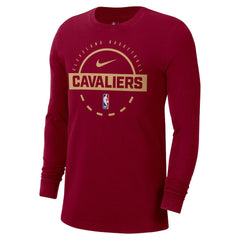 Cleveland Cavaliers Authentic Long Sleeve Practice T-Shirt sale - Wine cheap
