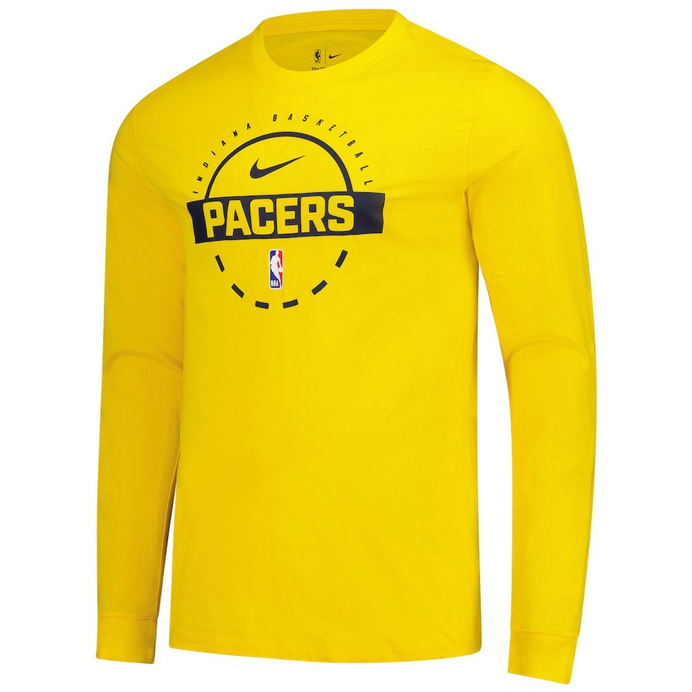 Indiana Pacers Authentic Long Sleeve Practice T-Shirt - Gold cheap