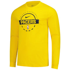 Indiana Pacers Authentic Long Sleeve Practice T-Shirt - Gold cheap