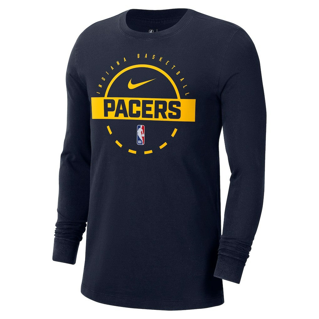 Indiana Pacers Authentic Long Sleeve Practice T-Shirt - Navy for sale