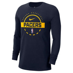 Indiana Pacers Authentic Long Sleeve Practice T-Shirt - Navy for sale