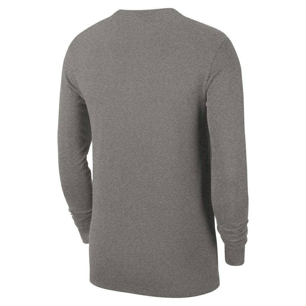 Philadelphia 76ers Authentic Long Sleeve Practice T-Shirt - Charcoal on sale