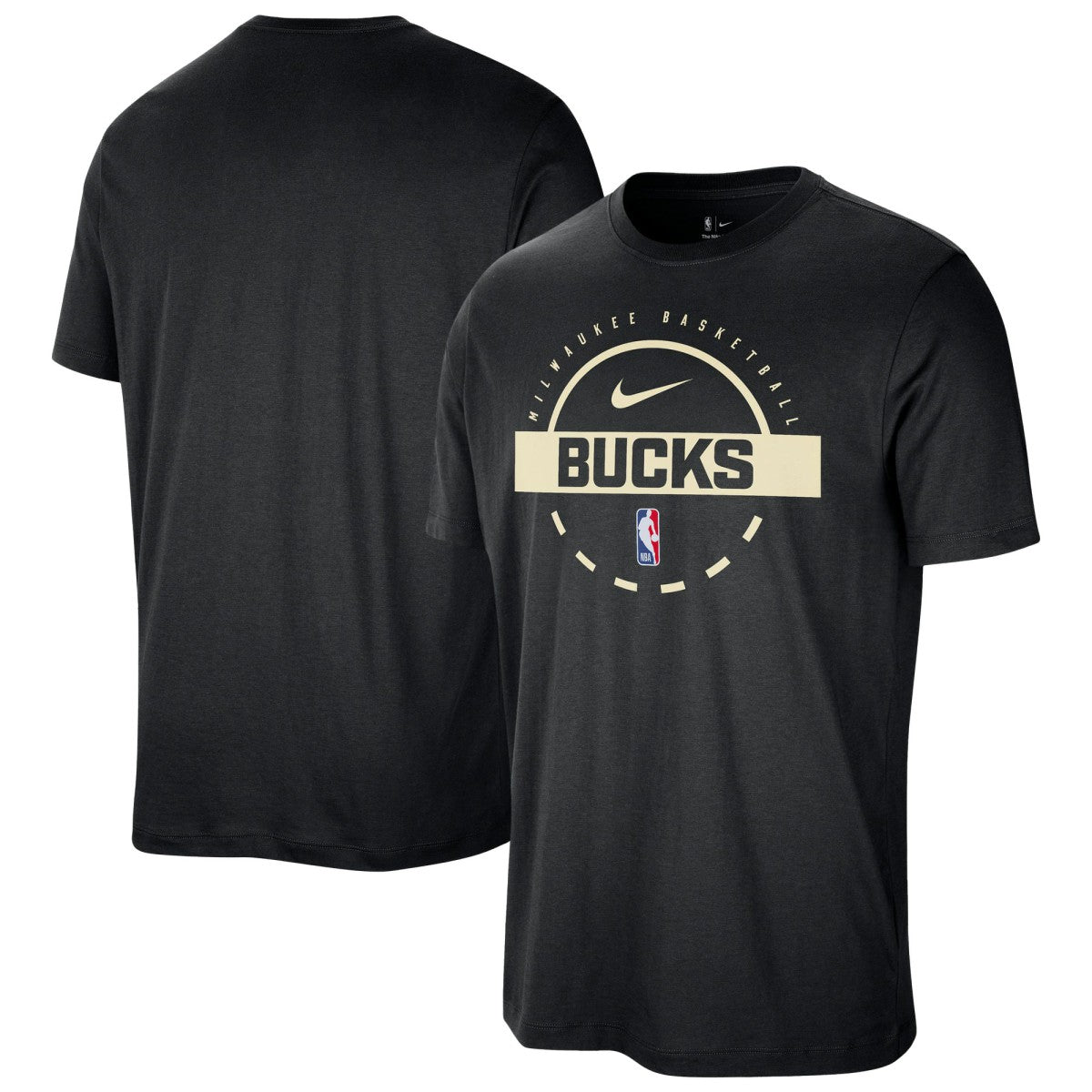 Milwaukee Bucks Authentic Practice T-Shirt - Black discount