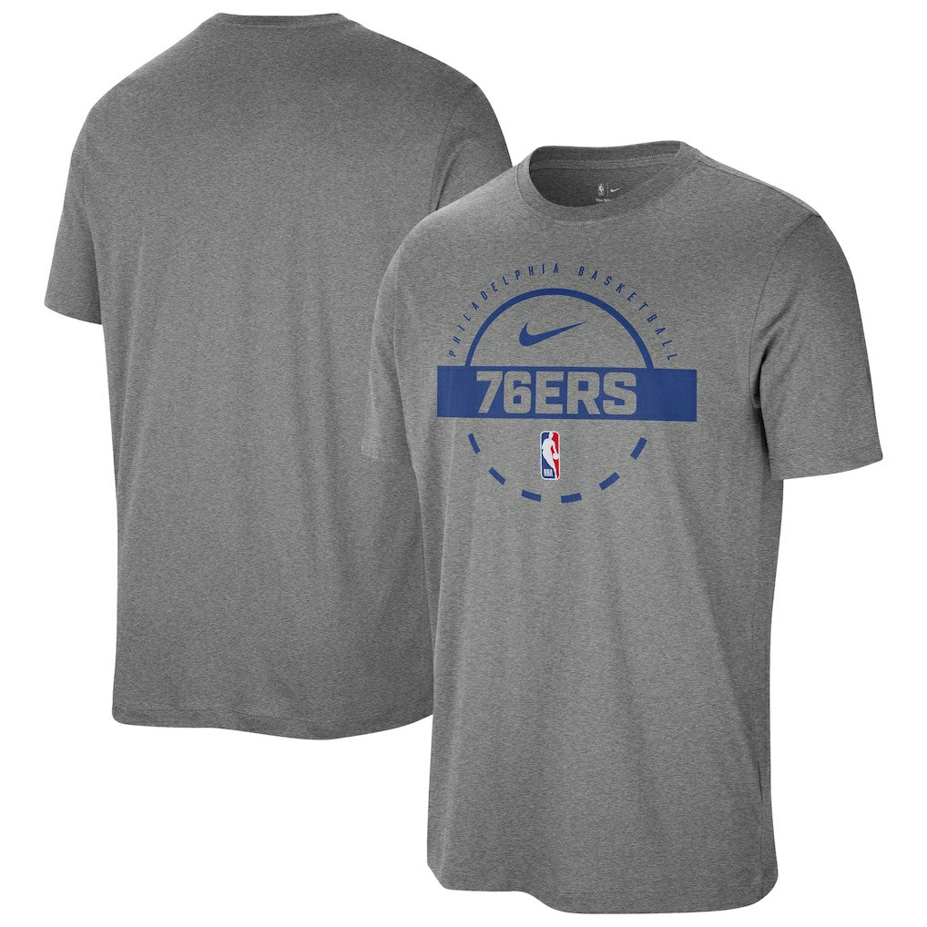 Philadelphia 76ers Authentic Practice T-Shirt - Charcoal discount