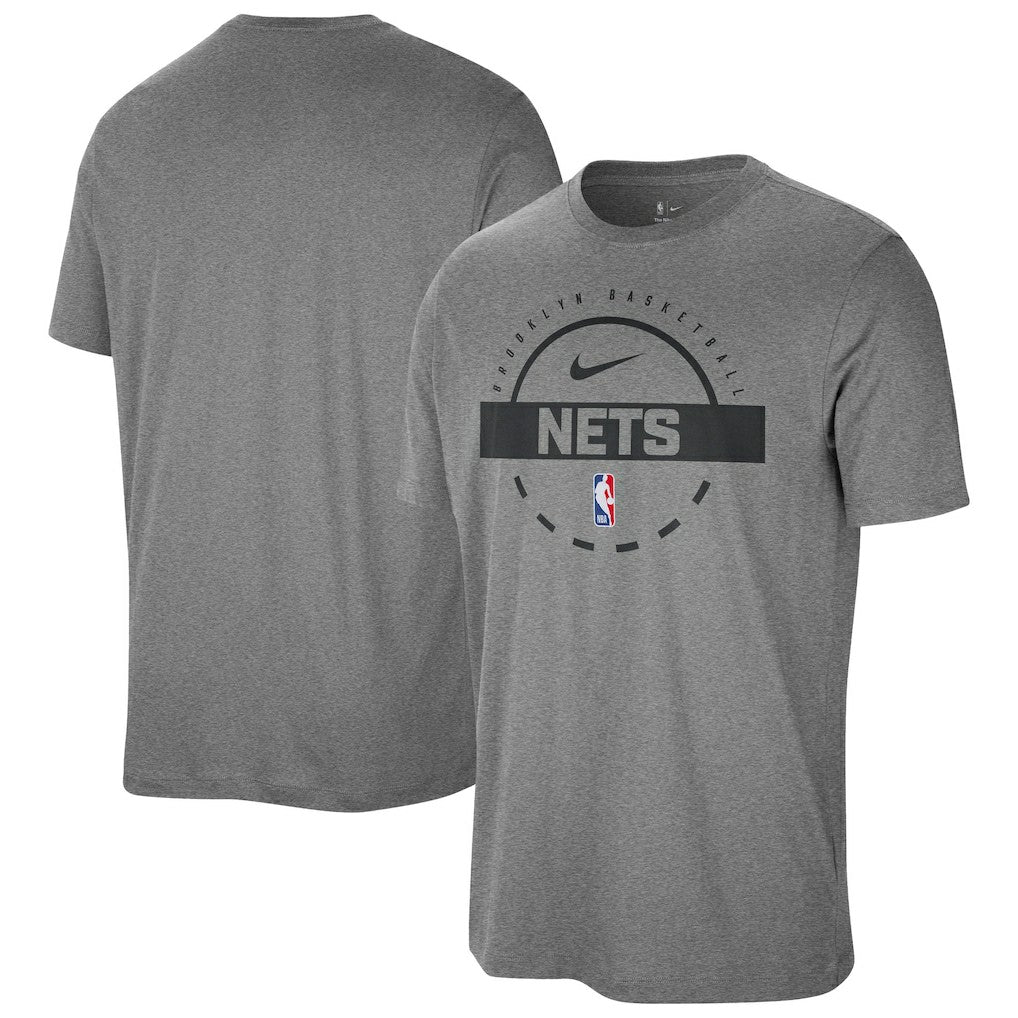 Brooklyn Nets Authentic Practice T-Shirt - Charcoal for sale