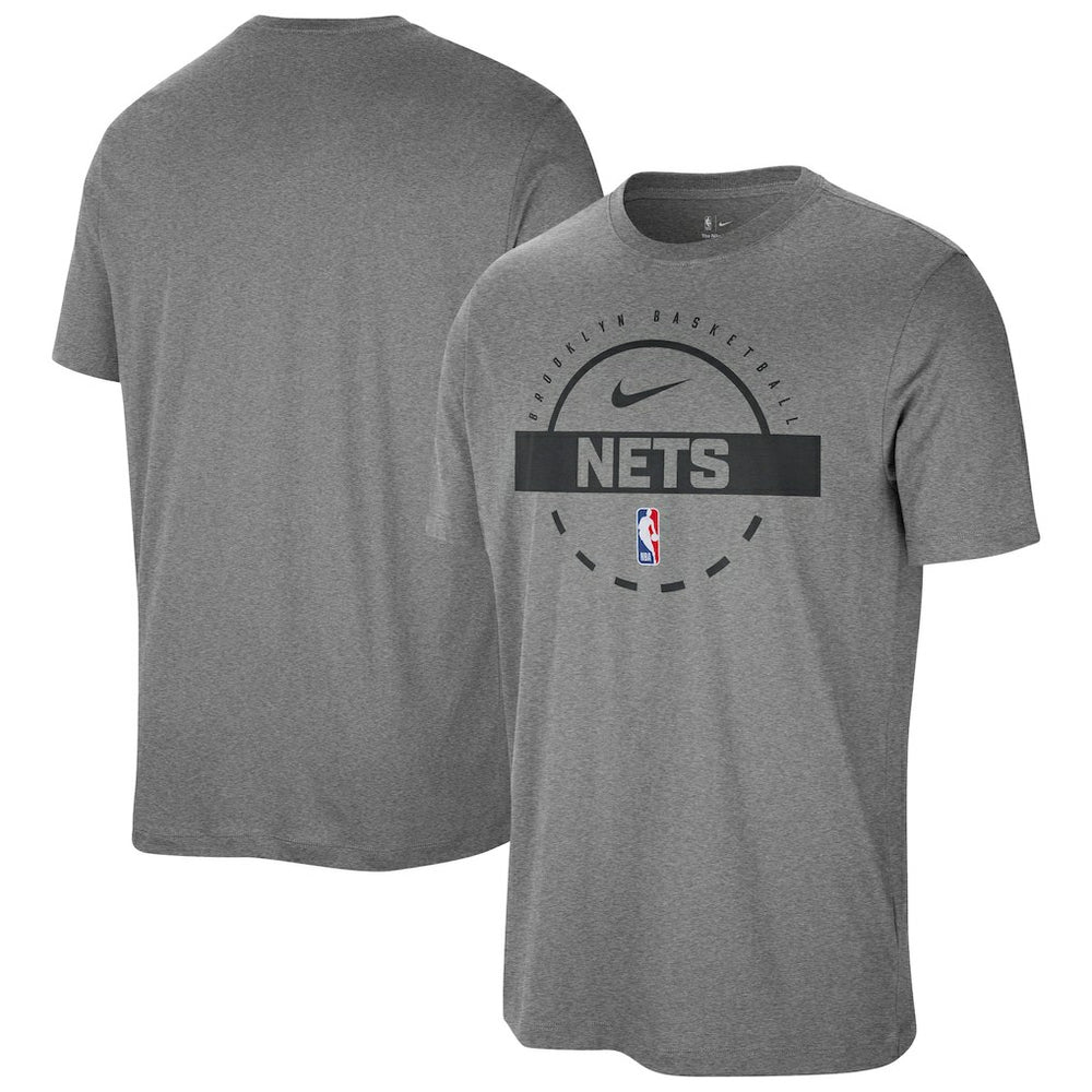 Brooklyn Nets Authentic Practice T-Shirt - Charcoal for sale