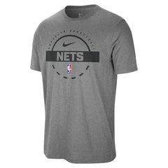 Brooklyn Nets Authentic Practice T-Shirt - Charcoal for sale