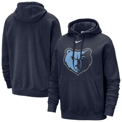 Memphis Grizzlies Essential Logo Club Pullover Hoodie - Navy sale