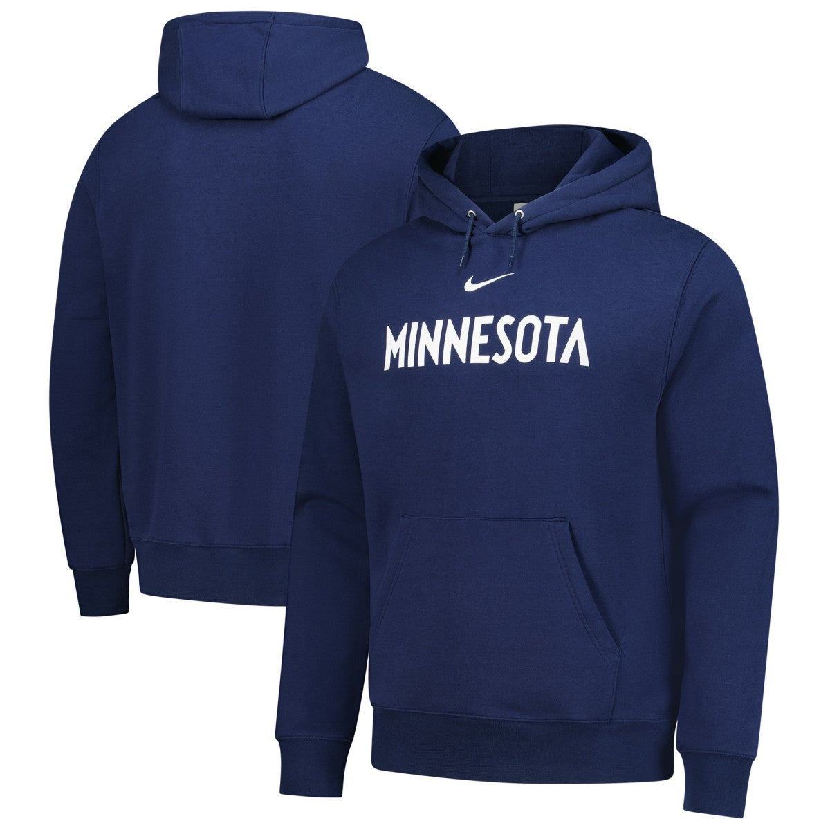 Minnesota Timberwolves Sportswear Essential Wordmark Club Hoodie - Navy on sale