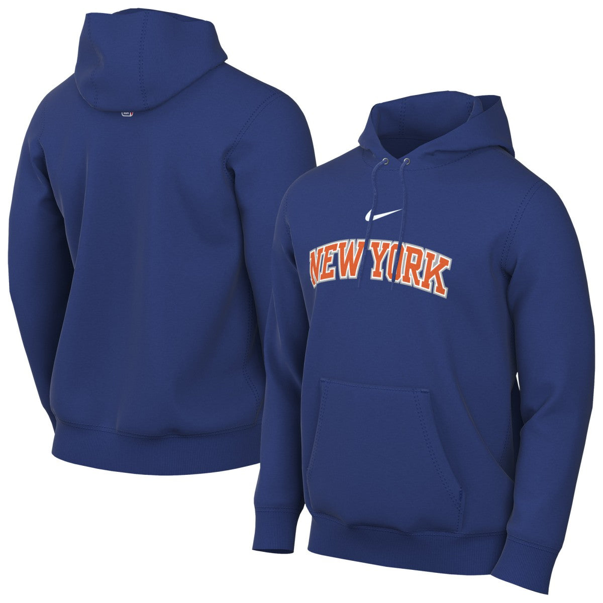 New York Knicks Sportswear Essential Wordmark Club Hoodie - Blue shop