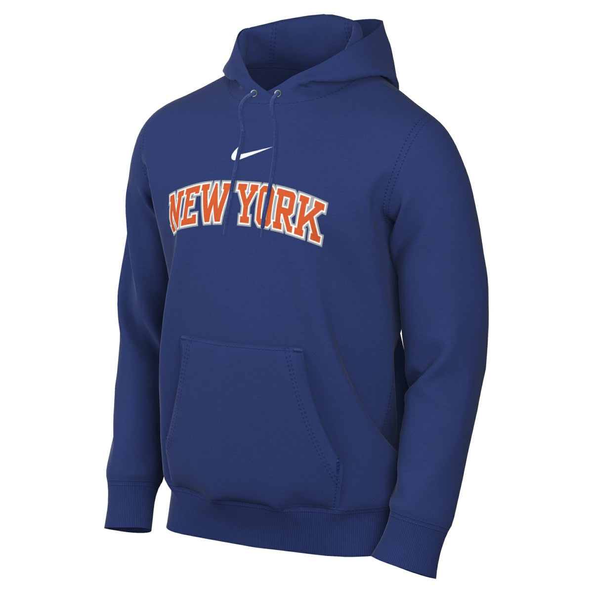New York Knicks Sportswear Essential Wordmark Club Hoodie - Blue shop
