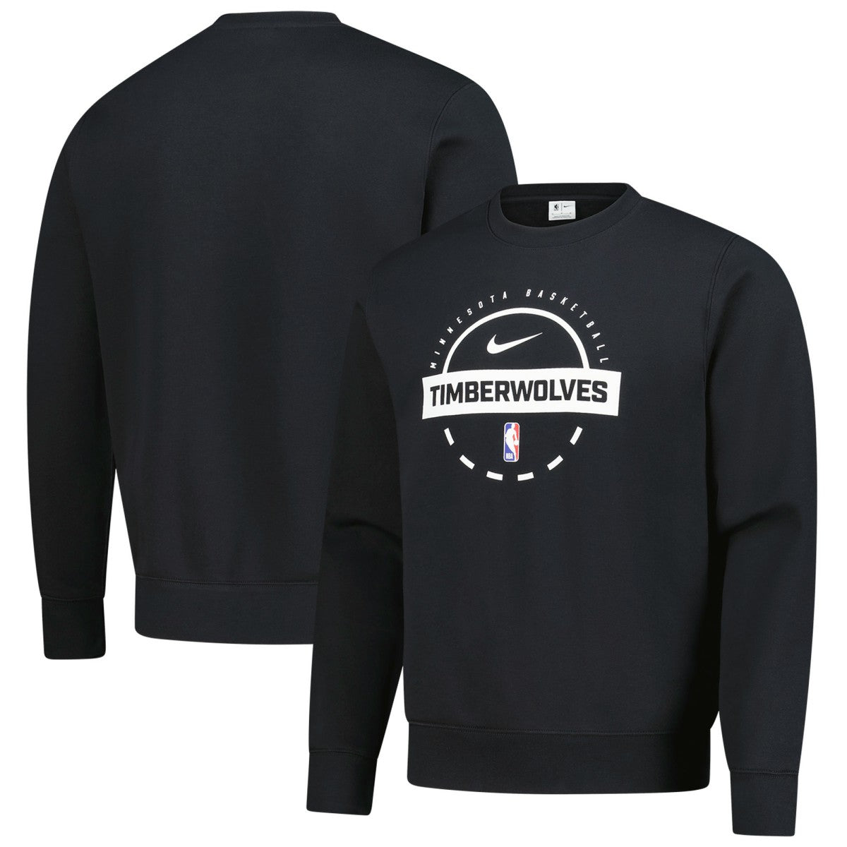 Minnesota Timberwolves 2025/26 Authentic Practice Club Sweatshirt - Black outlet