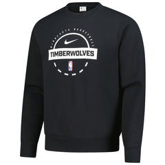 Minnesota Timberwolves 2025/26 Authentic Practice Club Sweatshirt - Black outlet