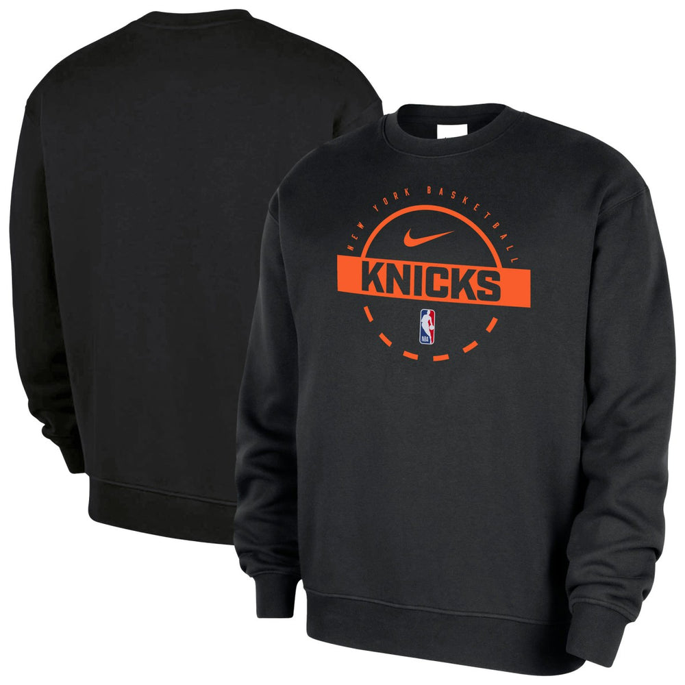 New York Knicks 2025/26 Authentic Practice Club Sweatshirt - Black sale