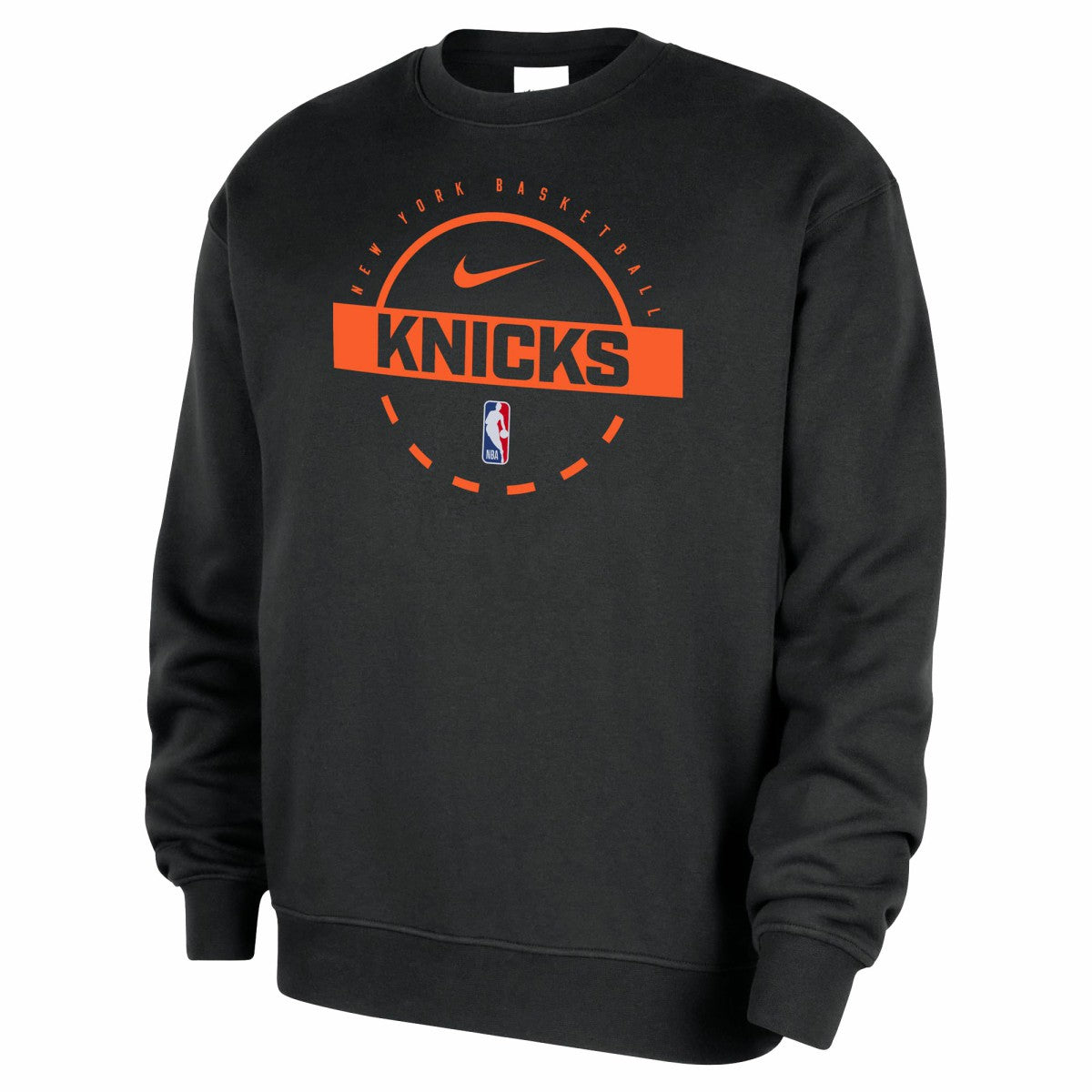New York Knicks 2025/26 Authentic Practice Club Sweatshirt - Black sale