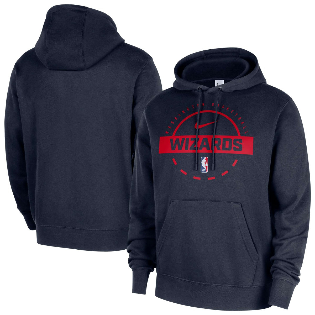 Washington Wizards 2025/26 Authentic Practice Club Pullover Hoodie - Navy outlet
