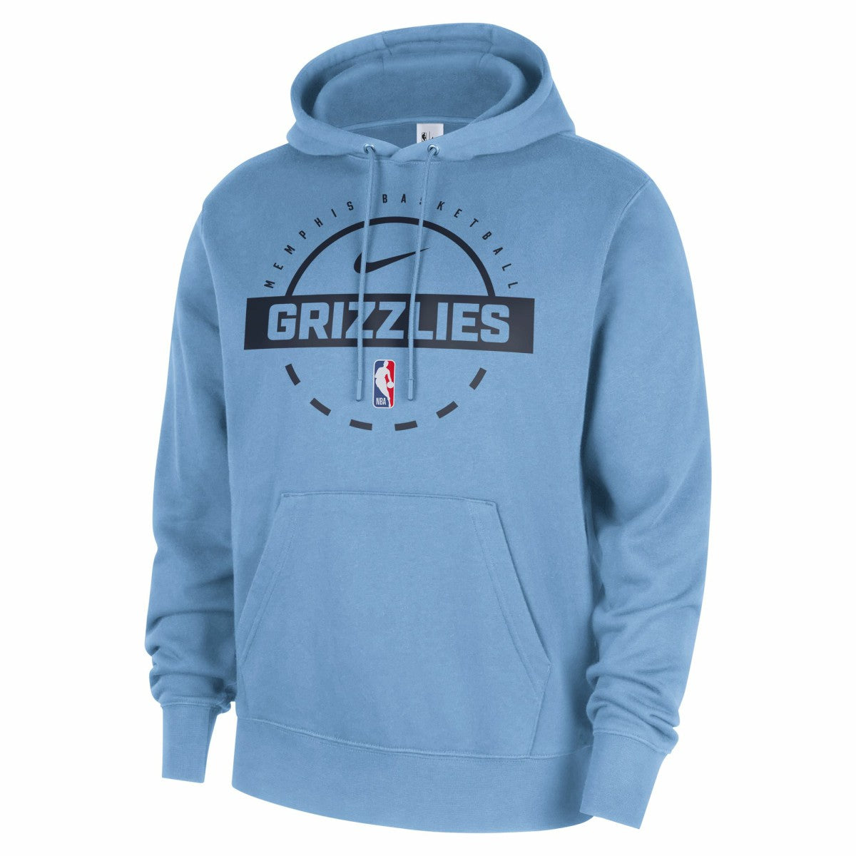 Memphis Grizzlies 2025/26 Authentic Practice Club Pullover Hoodie - Light Blue online