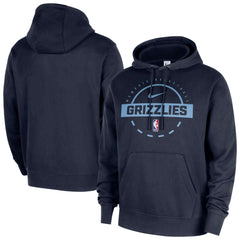 Memphis Grizzlies 2025/26 Authentic Practice Club Pullover Hoodie - Navy shop